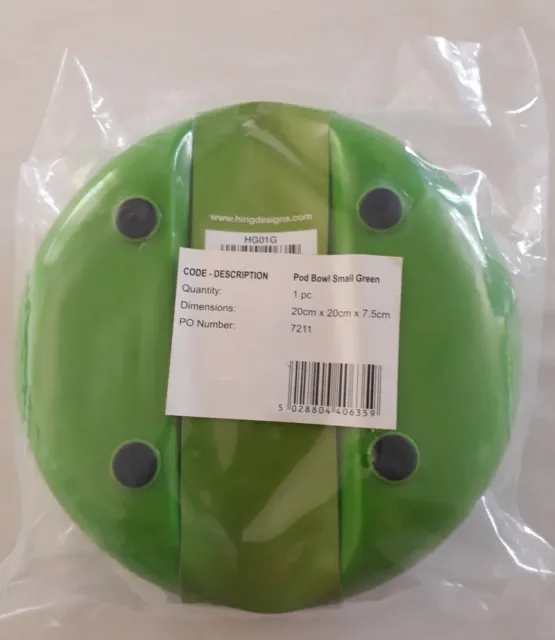 Petit bol Hing Designs Pod vert 300 ml mangeoire antidérapante avec bol amovible 3