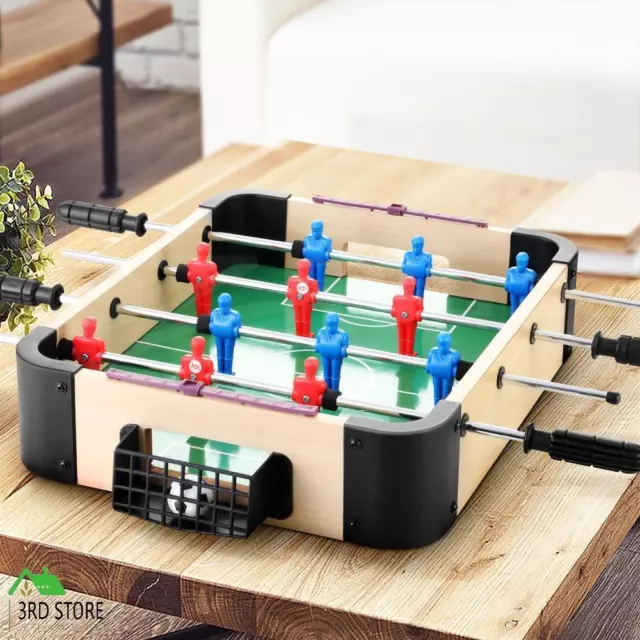 Mini Foosball Table Soccer Table Ball Tabletop Game Portable Home Party Kids Gif