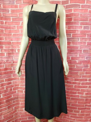 Cooperative Urban Outfitters Dolly Backless Apron Midi Dress Size L NWT #CB8