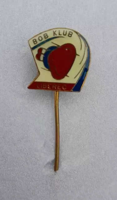 Vintage Bobsleigh Club Bobsled Klub Liberec Stick Pin Abzeichen