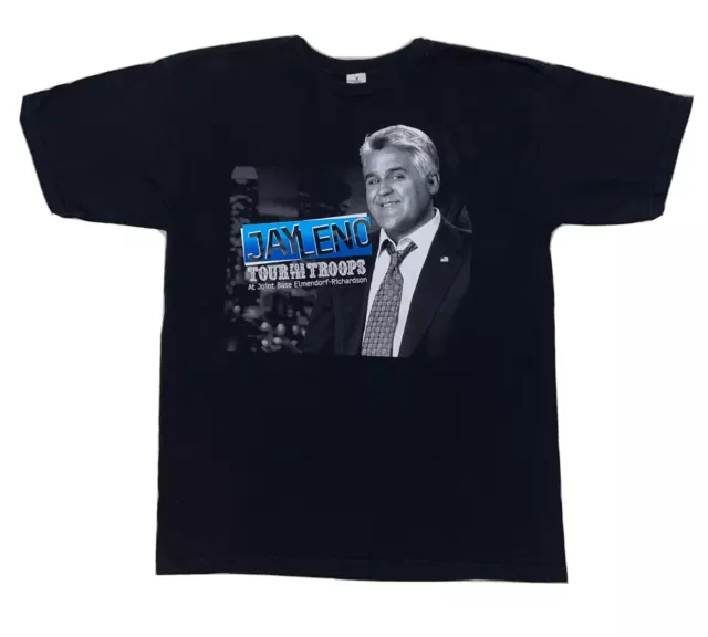 Jay Leno Air Force Shirt 2010 Tour For The Troops Elmendorf Richardson