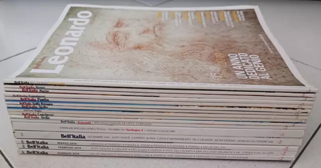 Rivista BELL'ITALIA Lotto 16 numeri  ANNATE VARIE + NUMERI SPECIALI MONOTEMATICI