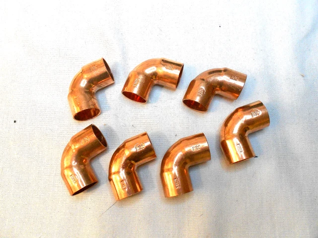{ New JKW Lot of #7   3/4 " copper elbows