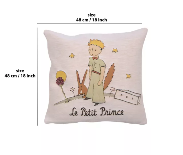 18x18 in The Little Prince European Tapestry  Cushion Cover 2