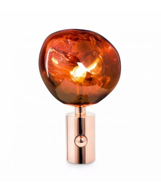 Table Lamp Melt Copper Tom Dixon Copper - Lamp Design Glass Blown 2