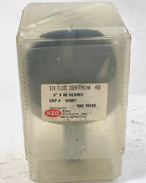 Keo Six Flute Countersink, 3X90 Degrees Edp# 55057
