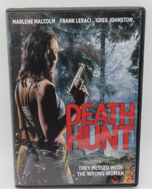 DEATH HUNT DVD Movie, Marlene Malcolm, Frank Leraci, Greg Johnston