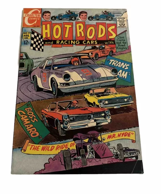 Hot Rods and Racing Cars #97 Charlton Comics 1969 G/VG (box36)