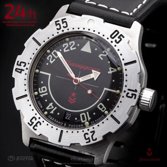 Vostok Vostok Komandirskie 2416/650536 orologio subacqueo militare 200