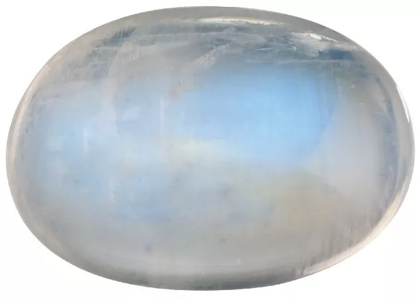 RAINBOW MOONSTONE, OVAL CABOCHON-CUT, 16x12mm (8.05cts), NATURAL INDIAN GEMSTONE