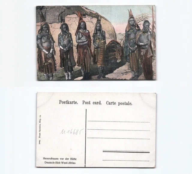 (n16685)   Ansichtskarte Hererofrauen Deutschsüdwestafrika, ungebraucht, Ve