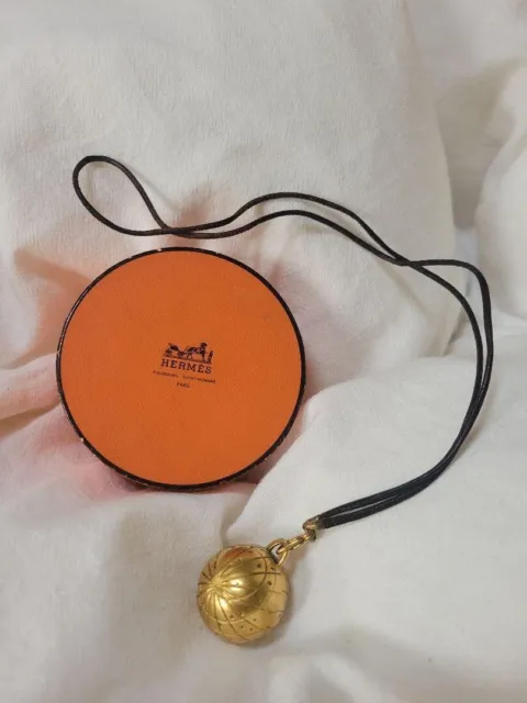 HERMES Limited Edition Necklace Zodiac Globe with Box