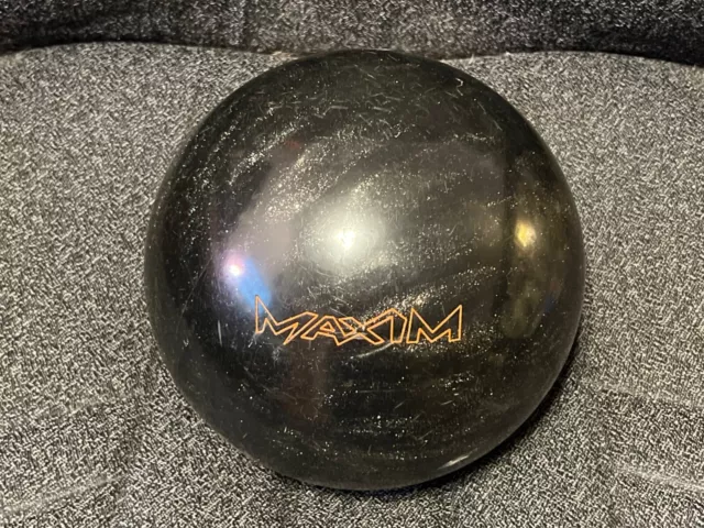 Ebonite MAXIM Glitter Swirl Black Bowling Ball 15 lb 4 oz