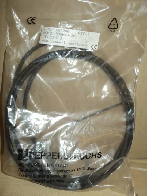 Pepperl + Fuchs Inductive Sensor NCB10-30GM40-ZO PN 089266 NEW IN PACKAGING 3