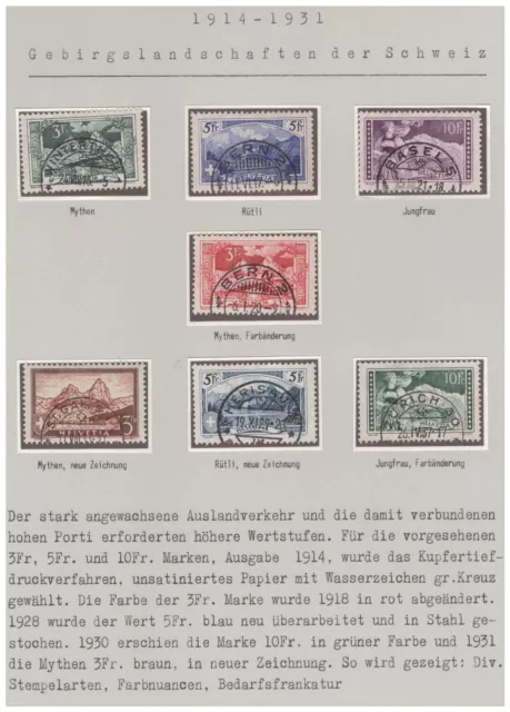 # 127 ---  Spezialsammlung Gebirgslandschaften