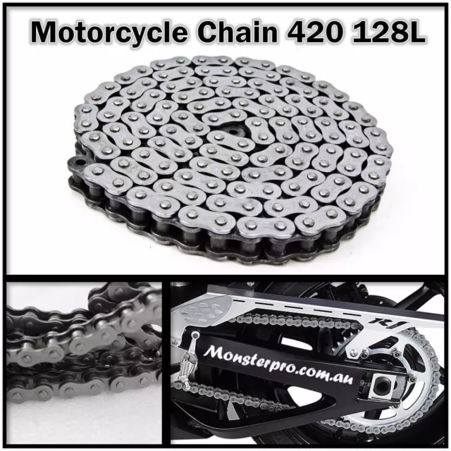 420 128 Link Drive Chain Yamaha 90 TT-R TT-R90 TTR TTR90 dirt bike 2002-2007