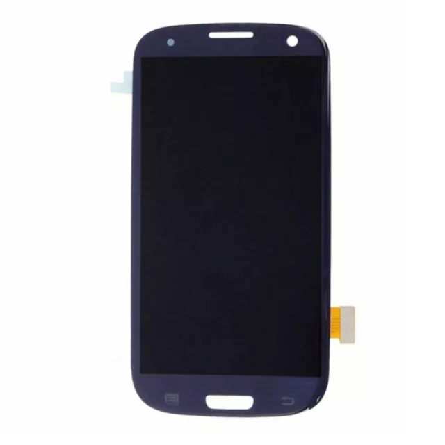 Neu Für Samsung Galaxy S3 i9300 i9305 Blau LCD Display Touchscreen + Rahmen BT02