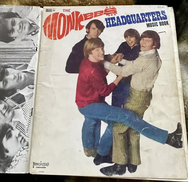 Vintage Music Book Monkees Headquarters  1968