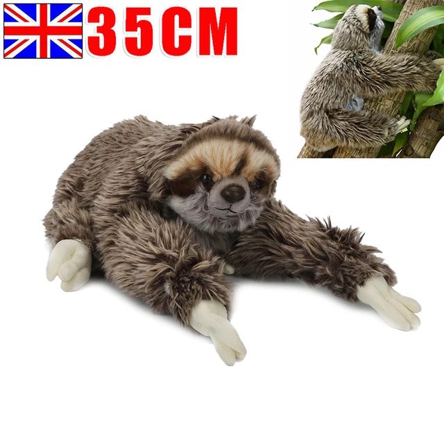 WEIGHTED STUFFED TOY Soft Sloth 35CM Plush Teddy Animal Valentine's Day