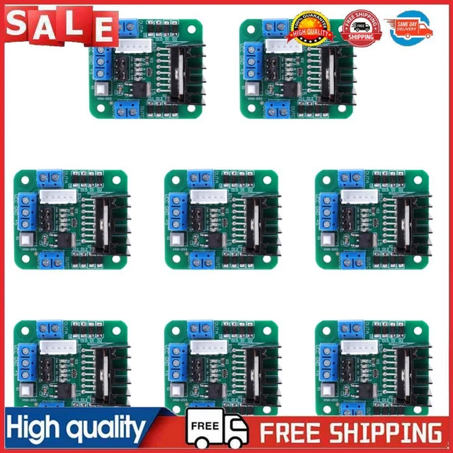 Motor Driver Color:blue L298N DC MOTOR Driver Module H-Bridge DC Stepper Motor Board for Smart ...