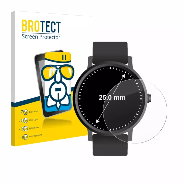 Pellicola Protettiva Vetro per Orologi (Circolare, ø: 25 mm) Protezione