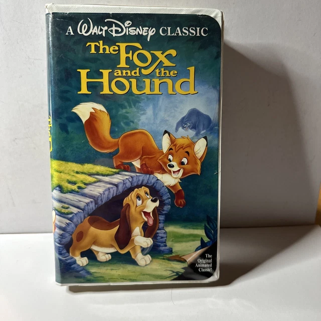 WALT DISNEY'S THE Fox and the Hound VHS 1992 Black Diamond Classic RARE ...