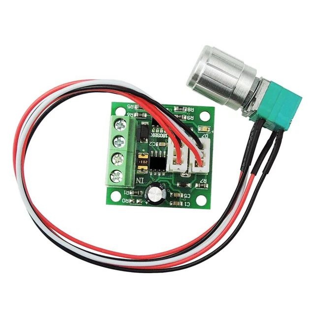 Regolatore Di Velocità PWM 6V-24V 3A Per Motore DC, Invertitore Di Marcia Con Manopola