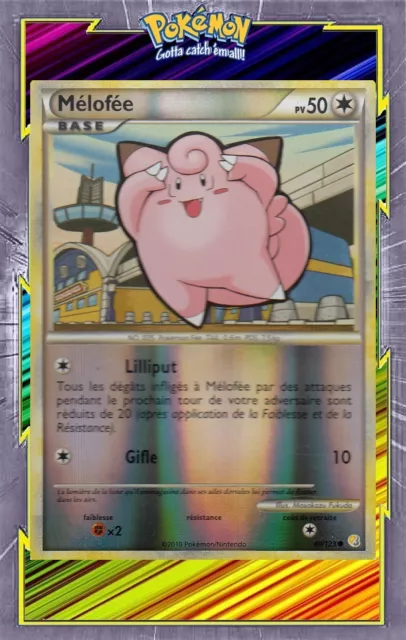 Mélofée Reverse-HS01:HeartGold SoulSilver-60/123-Carte Pokemon Française