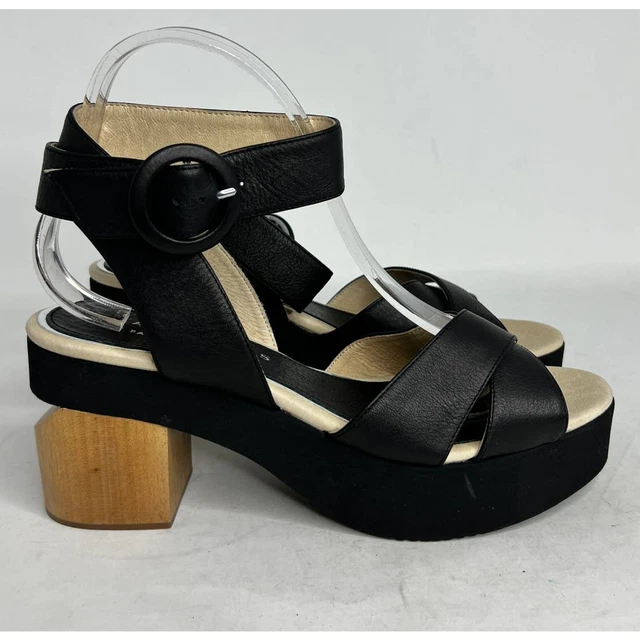 Paloma Barcelo Black Heel Sandals Sz.11 (41)
