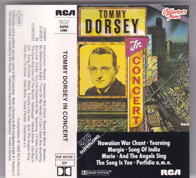 Tommy Dorsey & His Orchestra In Concert - Mc Rca Germany © 1982 Tape Cassette