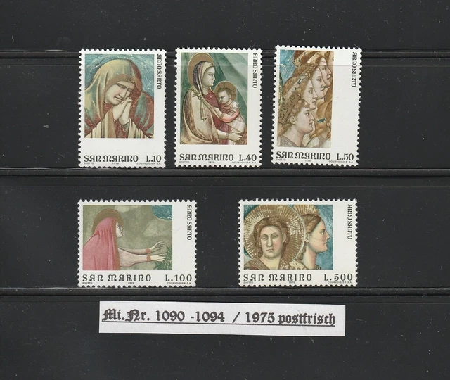 San Marino Mi. 1090 - 1094 / 1975 postfrisch SONDERPREIS !