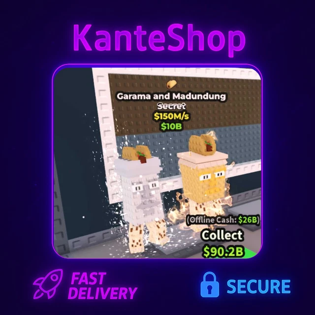 🟢 GARAMA AND Madungdung 150M/S🌟-🧠 STEAL A BRAINROT🧠 FAST DELIVERY🚀 $180 ...