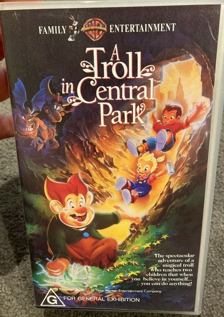 A Troll In Central Park 1994 Vhs A TROLL IN Central Park VHS VIDEO TAPE (1994 animated kids / family