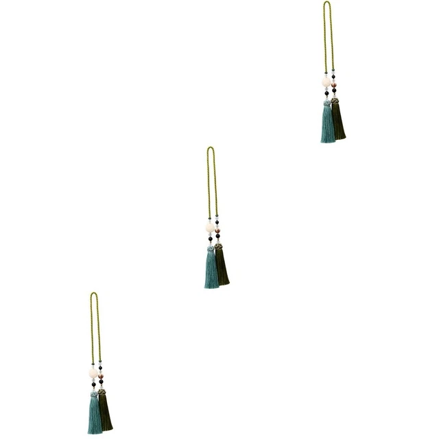3 piezas bordado coche colgante decoración nudo chino coche remolque Bodhi lote