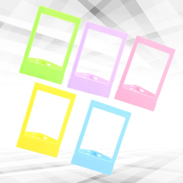 5 pz cornice fotografica colorata piccole cornici carta fotografica scrivania PVC