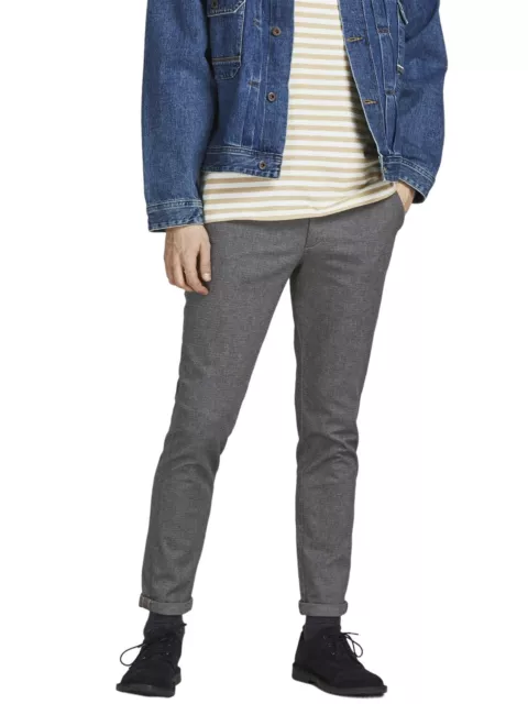 JACK & JONES Homme Pantalon Chino JPSTMARCO JJFURY -slim Fit Braun W27-W36