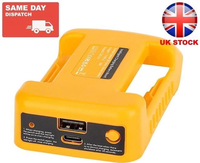 Adattatore Per Batteria Milwaukee 18V M18 - Connettore Per Alimentazione Con Foro Di Fissaggio