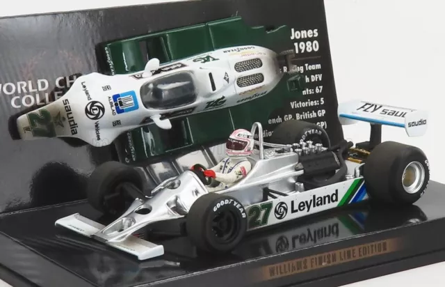 Minichamps 1/43 Die-Cast Williams F1 FE07B #27 Alan Jones World Champion Special