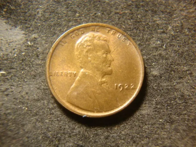 1922-D BU Brown Glossy Lincoln Head Cent WEAK D Nice Coin MSX