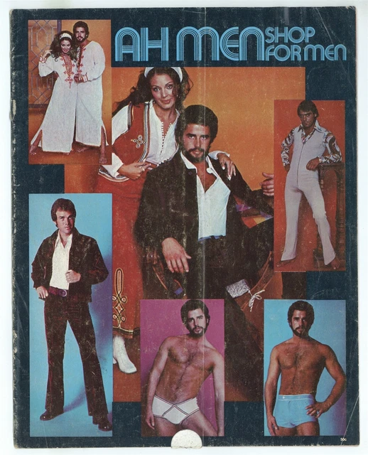 AH MEN SHOP For Men 16pg Vintage Disco 1970's Fashion Style Gay Catalog