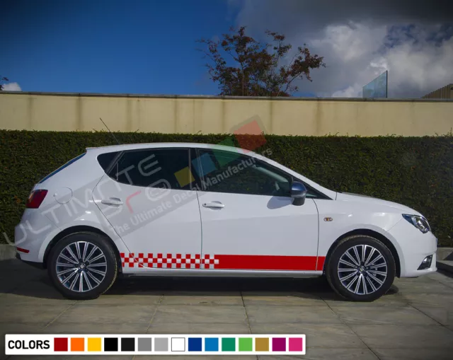 Decal sticker Stripe kit For Seat Ibiza graphic mirror sport hybrid body turbo