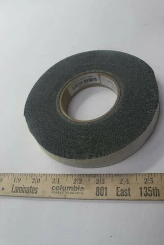 NMC Vinyl Floor & Egress Tape Anti-Slip Black Solid Color 1" x 60' AGHD160