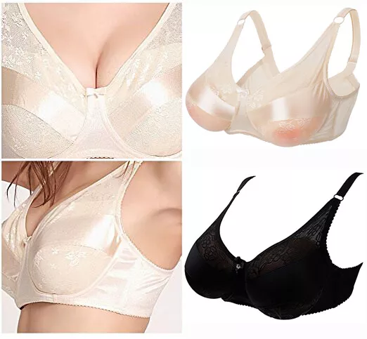 Mastectomy Bra Silicone Women Breast Forms Fake Boobs Crossdressing Pocket Bra