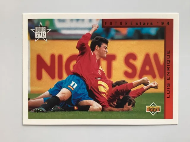 Upper Deck  World Cup Usa 94 1994 Luis Enrique  Spain Future Stars