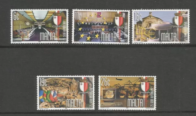 Malta 1999 25th Anniversary Of Republic Unmounted Mint Set SG 1156 / 1160