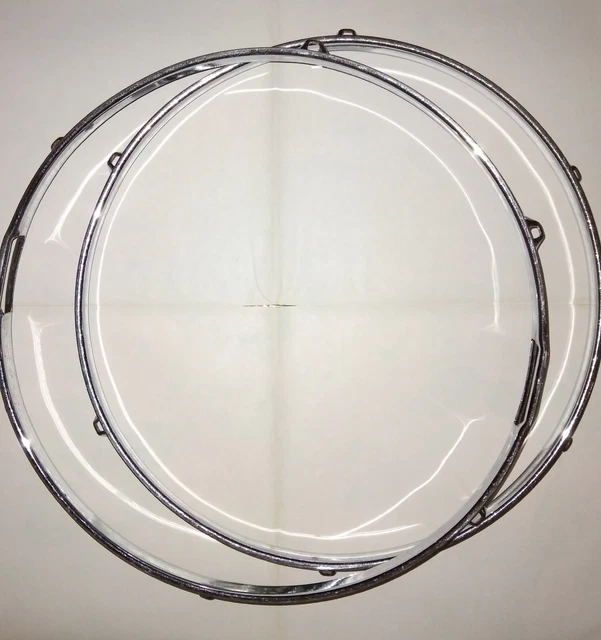 Rogers  Snare Drum Hoops..60s Era...6 Lug