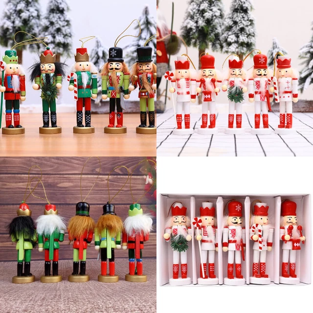 Dekorative Nussknacker Soldat Puppe Figuren für Weihnachten Wohnkultur