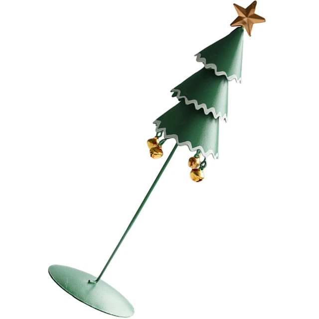 Accessori da tavolo in ferro battuto albero di Natale metallo piano di Natale piccoli alberi