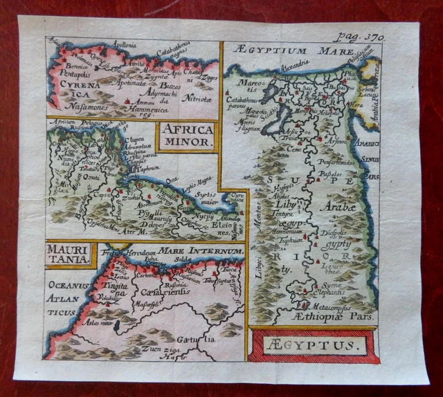 NORTH AFRICA MOROCCO Tripoli Egypt Carthage Alexandria 1683 historical