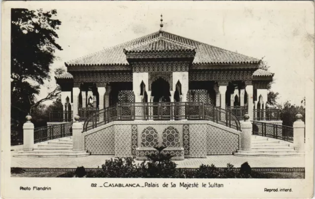 CPA AK MAROC CASABLANCA Palace of His Majesty the Flanders Sultan (37648)